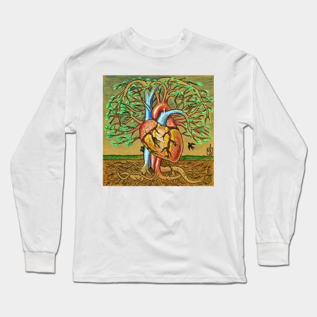 Heart Tree: Spring Long Sleeve T-Shirt by mikeskki